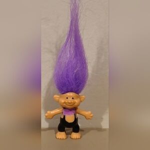 1991 Acme Troll Doll Pencil Topper Purple Hair Collectible Toy [ Read Details ]